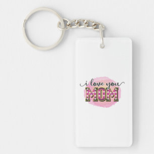 Porte-clés Mère cadeau Je t'aime Maman