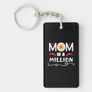 Porte-clés Mère Cadeau Maman Dans Un Million