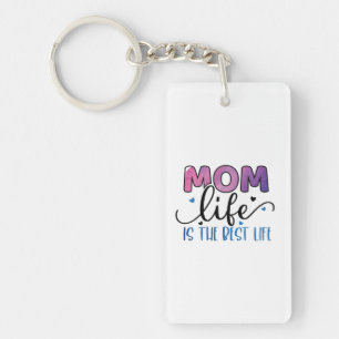 Porte-clés Mère Cadeau Maman Vie Est La Meilleure Vie