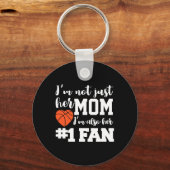 Porte-clés Mère de basket-ball Numéro Un Ventilateur Basket M (Recto)