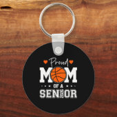 Porte-clés Mère de basket-ball senior classe 2026 (Recto)