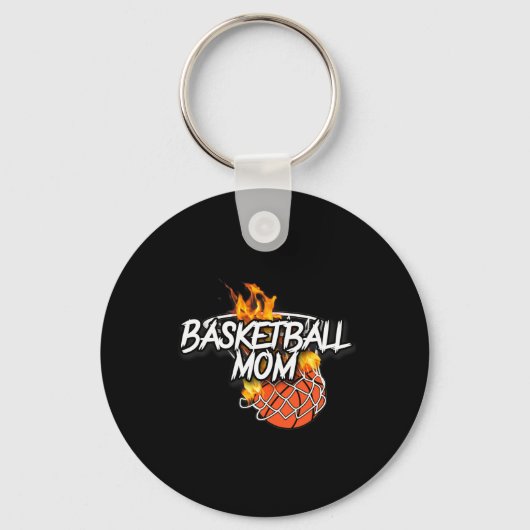Porte-clés Mère De Basketball - Gear De Basketball - Lit Sur  (Recto)