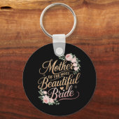 Porte-clés Mère de la mariée la plus belle2 (Recto)