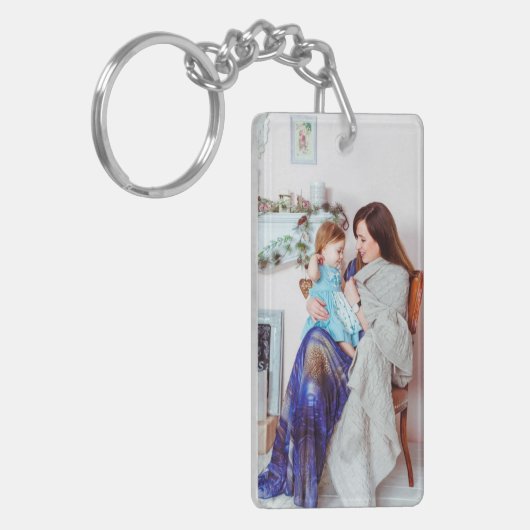 Porte-clés Mère de la mariée Photo (Devant gauche)