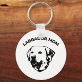 Porte-clés Mère de Labrador (Verso)