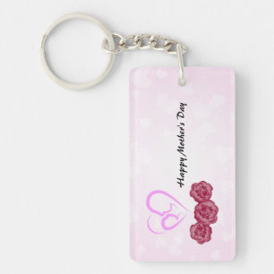Porte-clés Mère et bébé Carnation enfant Fête des mères