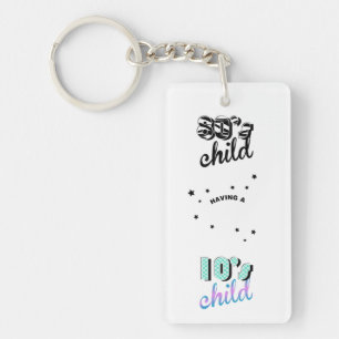 Porte-clés Mère et bébé Décades 1980 / 2010