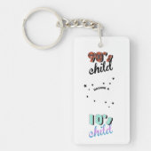 Porte-clés Mère et bébé Décades 1990 / 2010 (Devant)