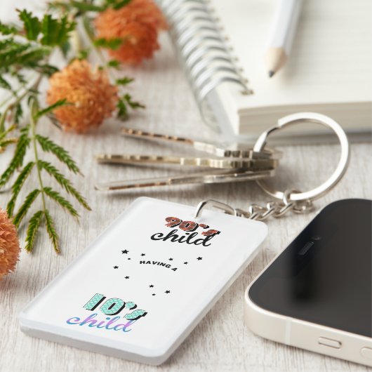 Porte-clés Mère et bébé Décades 1990 / 2010 (Devant droit)