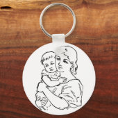 Porte-clés Mère et enfant (Recto)