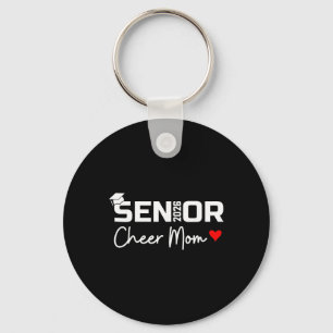 Porte-clés Mère fière de supporter une senior de pom-pom girl