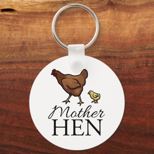 Porte-clés Mère Hen (Recto)