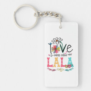 Porte-clés Mère J'Aime Être Appelée Lala Sunflower Anniversai