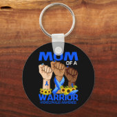 Porte-clés Mère Main D'Un Guerrier Hydrocéphalie Sensibilisat (Recto)