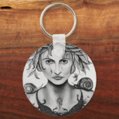 Porte-clés Mère Nature en B/W (Recto)