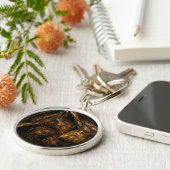 Porte-clés Mère Terre Art Abstrait Petit (Côté)