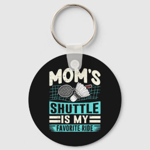 Porte-clés Mères de badminton navette - Mère aimante d'enfant
