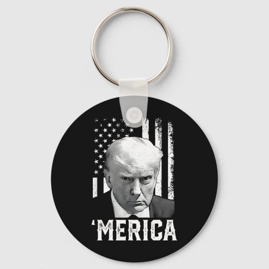 Porte-clés Merica Trump 4 juillet heureux Trump Drapeau améri (Recto)