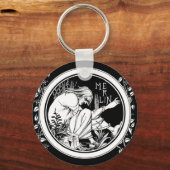 Porte-clés Merlin imaginaire Art Nouveau (Recto)