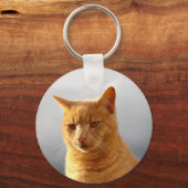 Porte-clés Merlin le chat gingembre (Recto)