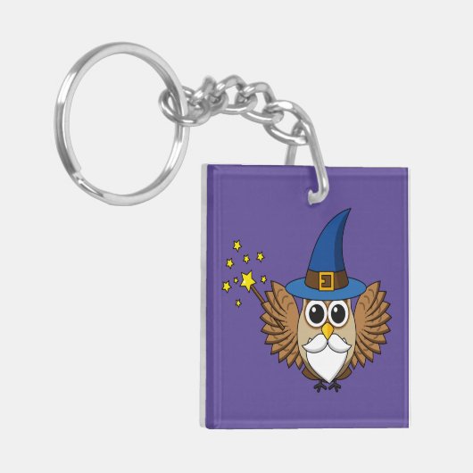 Porte-clés Merlin mignon, sortilège (Devant gauche)