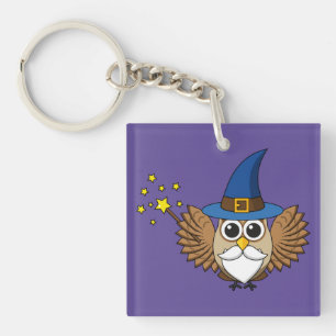 Porte-clés Merlin mignon, sortilège