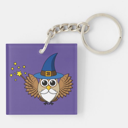 Porte-clés Merlin mignon, sortilège (Dos)