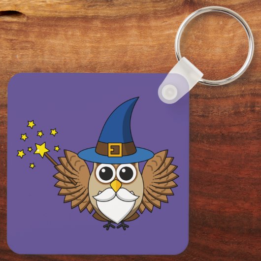 Porte-clés Merlin mignon, sortilège (Verso)