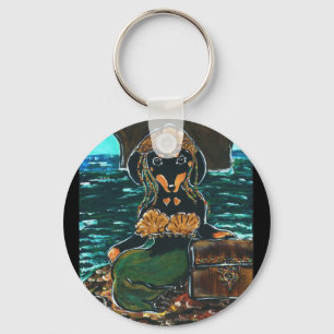 Porte-clés Mermaid Dachshund