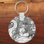 Porte-clés Mermaid Hair par Terrell Dorfeo (Recto)