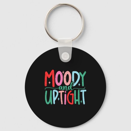 Porte-clés Merry & Bright Moody & Uptight Matching Co (Recto)
