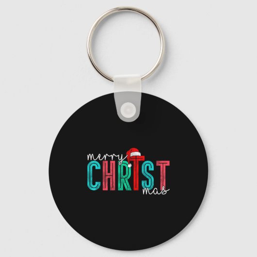Porte-clés Merry Christ Mas Christian God Matching Christmas (Recto)