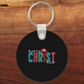 Porte-clés Merry Christ Mas Christian God Matching Christmas (Recto)