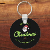 Porte-clés Merry Christmas and Happy New Year (Verso)