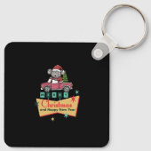 Porte-clés Merry Christmas and Happy New Year (Dos)
