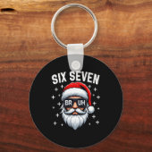 Porte-clés Merry Christmas Bruh Santa Face 67 Meme Funny Sayi (Recto)