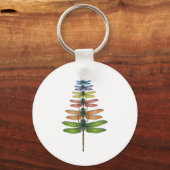 Porte-clés Merry Christmas Insect Dragonfly Xmas Tree (Recto)