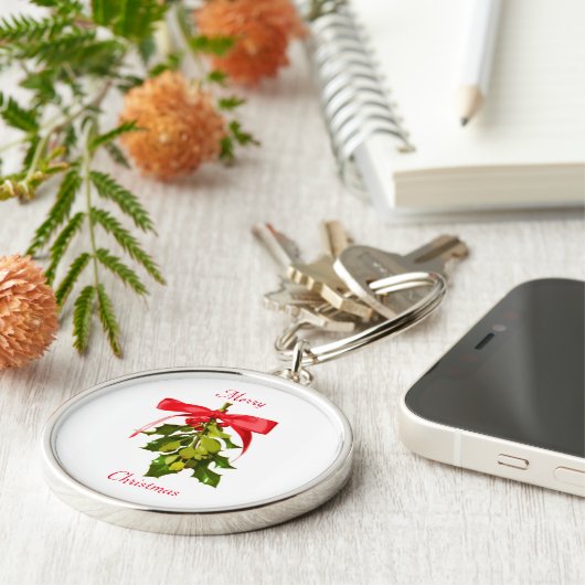 Porte-clés Merry Christmas mistletoe Thunder_Cove (Côté)