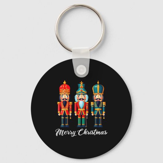 Porte-clés Merry Christmas Nutcracker Ballet Festive Xmas Men (Recto)