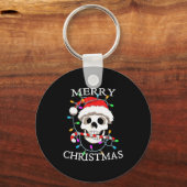 Porte-clés Merry Christmas Skull Skeleton Men Women (Recto)