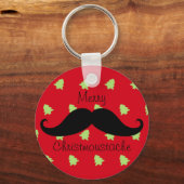 Porte-clés Merry Christmoustache (Recto)