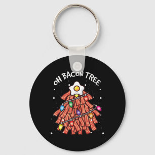 Porte-clés Merry Crisness Oh Bycon Tree Bbq Mauvais Noël S