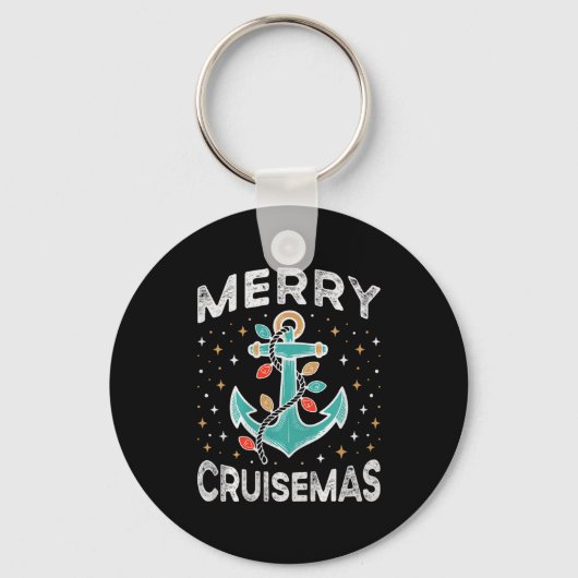 Porte-clés Merry Cruisemas Cruise Christmas Light Matching Fa (Recto)