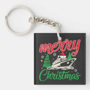 Porte-clés Merry Cruisemas, équipage de croisière de Noël en