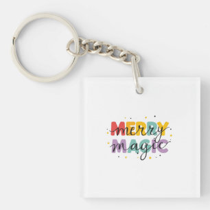 Porte-clés Merry Magic Colorful Illustration