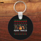 Porte-clés Merry Marcus Ugly Christmas Sweater Funny The Worm (Recto)