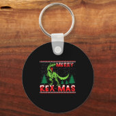 Porte-clés Merry Rex-mas T-rex Dinosaur Premium (Recto)