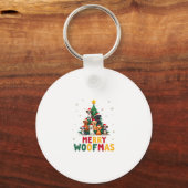 Porte-clés Merry Woofmas - Merry Christmas For Dog Lovers (1) (Recto)