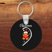 Porte-clés Merry Xmas Matching Christmas Pajama Black Crew Ne (Recto)