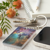 Porte-clés Mers orageuses de la nébuleuse du lagon dans le Sa (Devant droit)